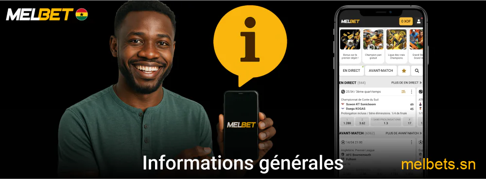 Application mobile Melbet pour paris et casino