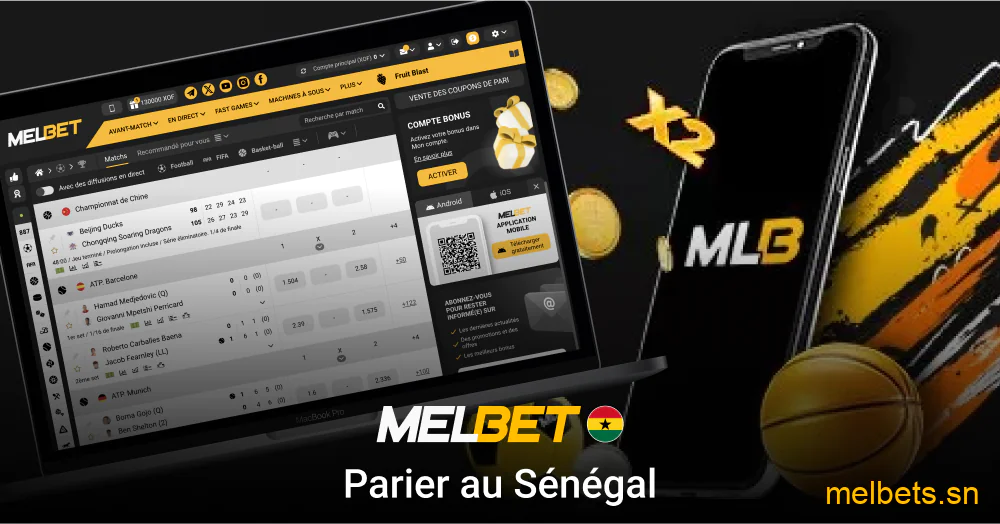 Parier en ligne avec Melbet Sénégal
