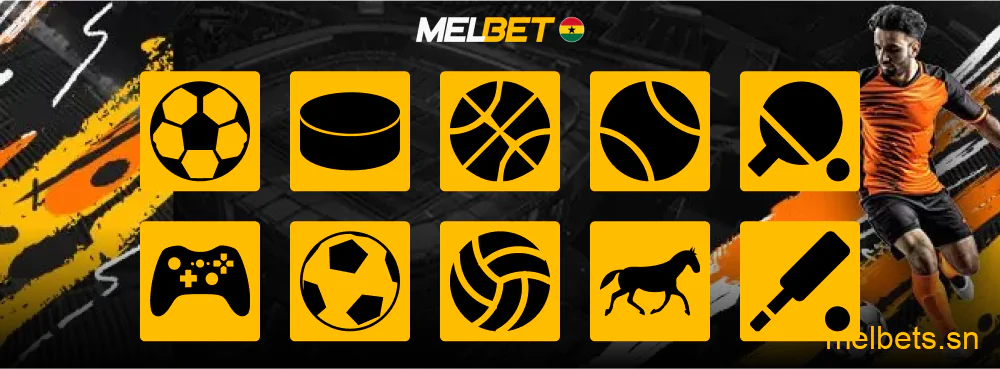Paris sportifs variés sur Melbet