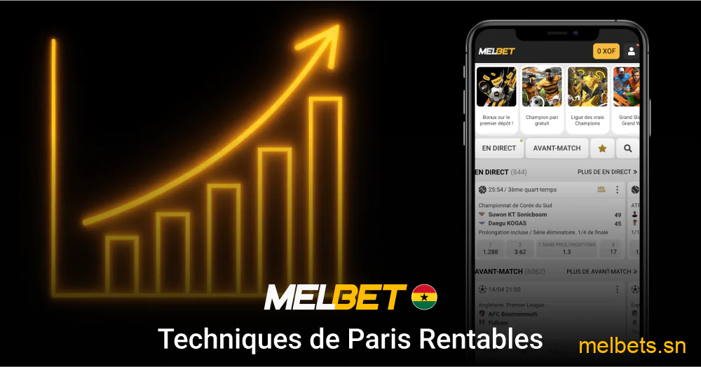 Stratégies de paris Melbet Sénégal