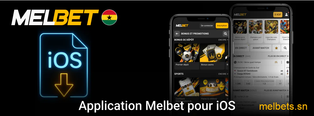Téléchargement de l'application Melbet pour iOS