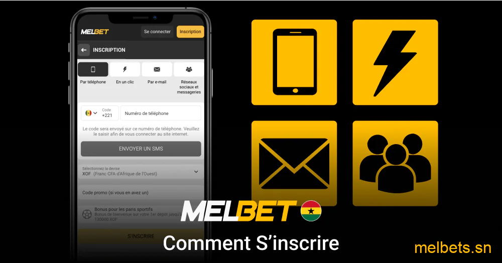 S’inscrire facilement sur l’app mobile Melbet