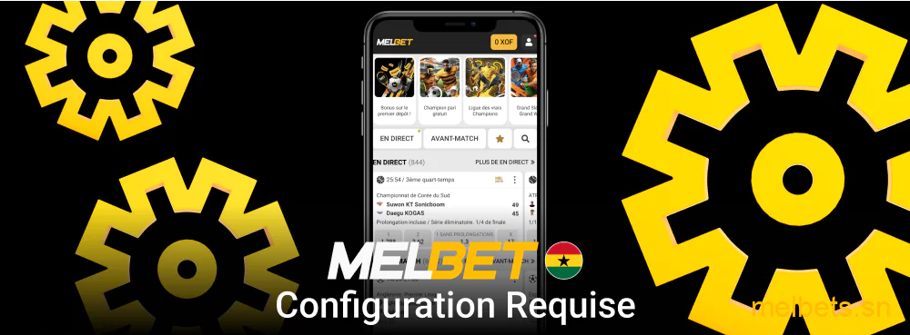 Exigences d'installation Melbet pour iOS.