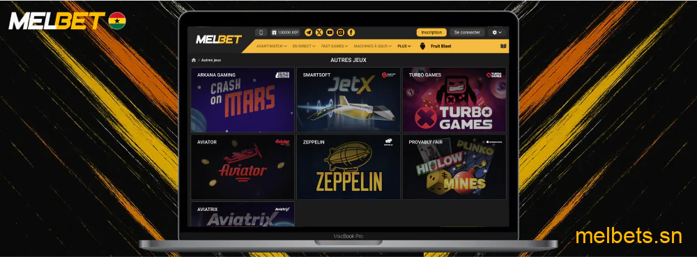 JetX Melbet jeu crash intense