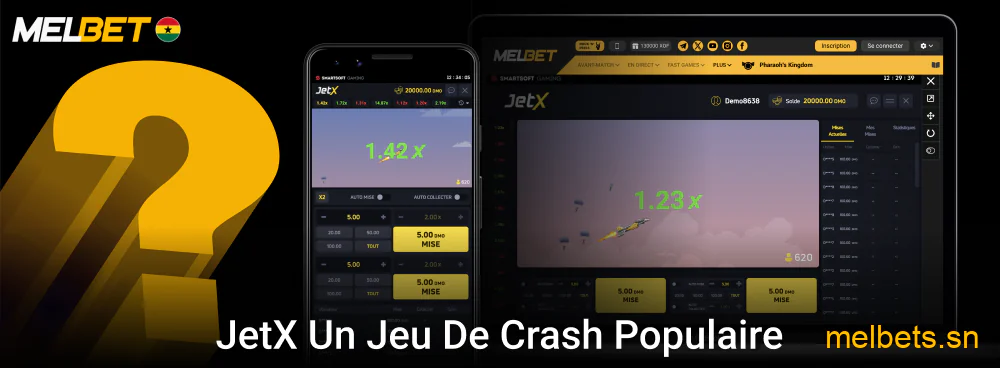 JetX, jeu de crash populaire sur Melbet