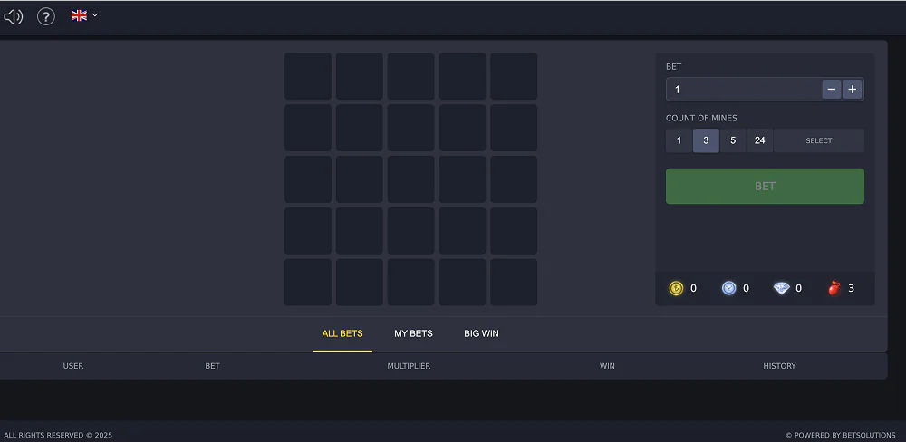 Mines Demo