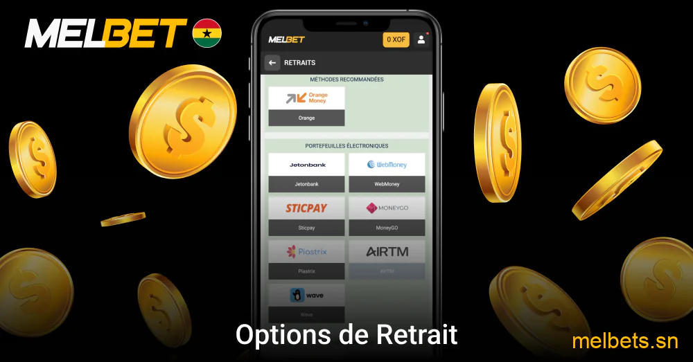 Méthodes fiables pour retirer sur Melbet