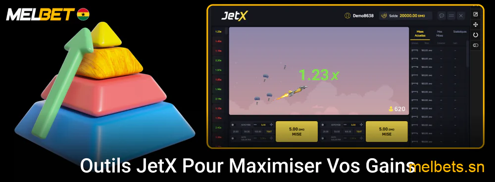 Outils JetX sur Melbet pour maximiser les gains
