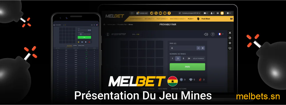Découverte du jeu Mines sur Melbet