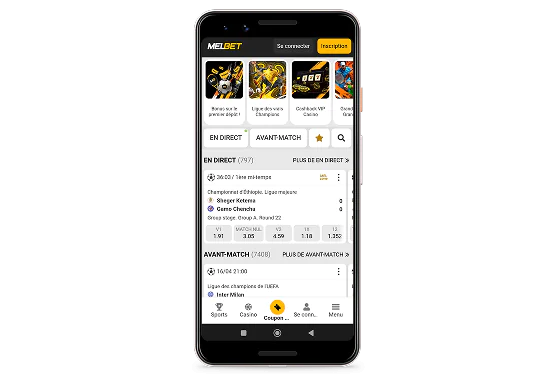 Accès site officiel Melbet