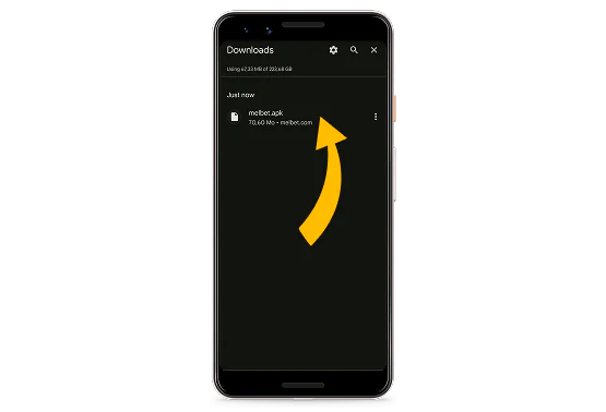 Lancer installation fichier APK